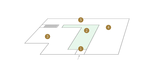 1F トレーニングスペースフロアマップ