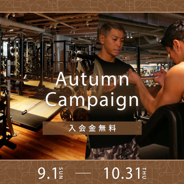 Autumn Campaign 開始